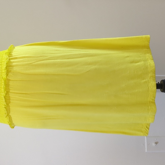 Twin-Set Sunshine Yellow Ruffled Midi Dress - Picture 11 of 16